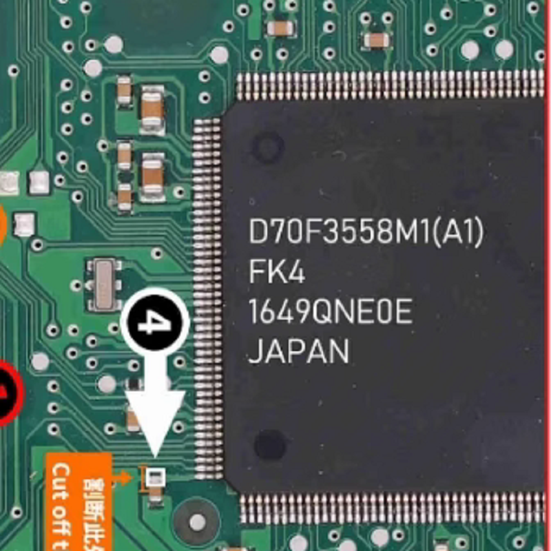 D70F3558M2(A1) QFP176 Buick Chevrolet Series CPU Chip
