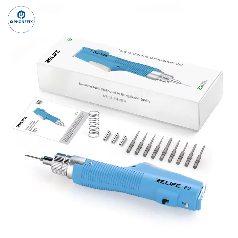 RELIFE E2 Electric Screwdriver Storage Box Set Phone iPad Repair Tool