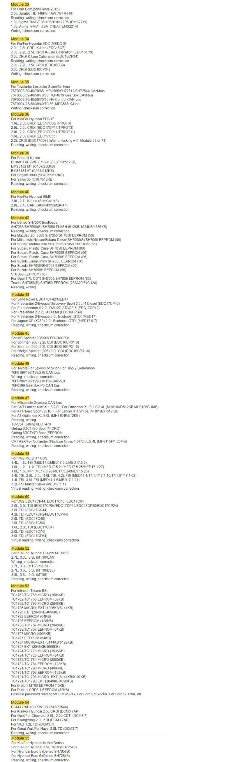 Master Cars Programmer 78 IN 1 ECU Master Tool Chip Tuning Ecumaster ECU Programmer