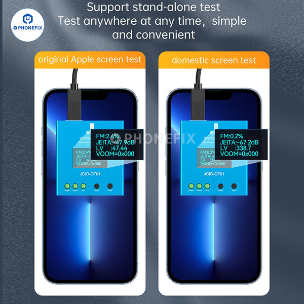 JC GT01 Optical Detection Probe iPhone Screen Flicker Testing Box