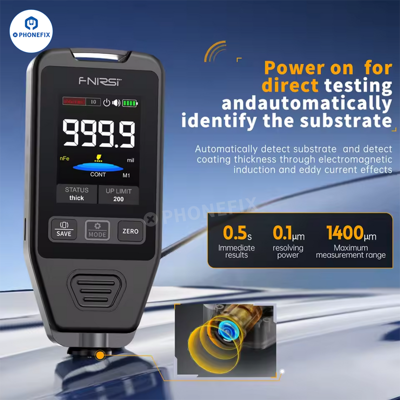 FNIRSI CTG-20 Car Paint Thickness Gauge Coating Measure Tool