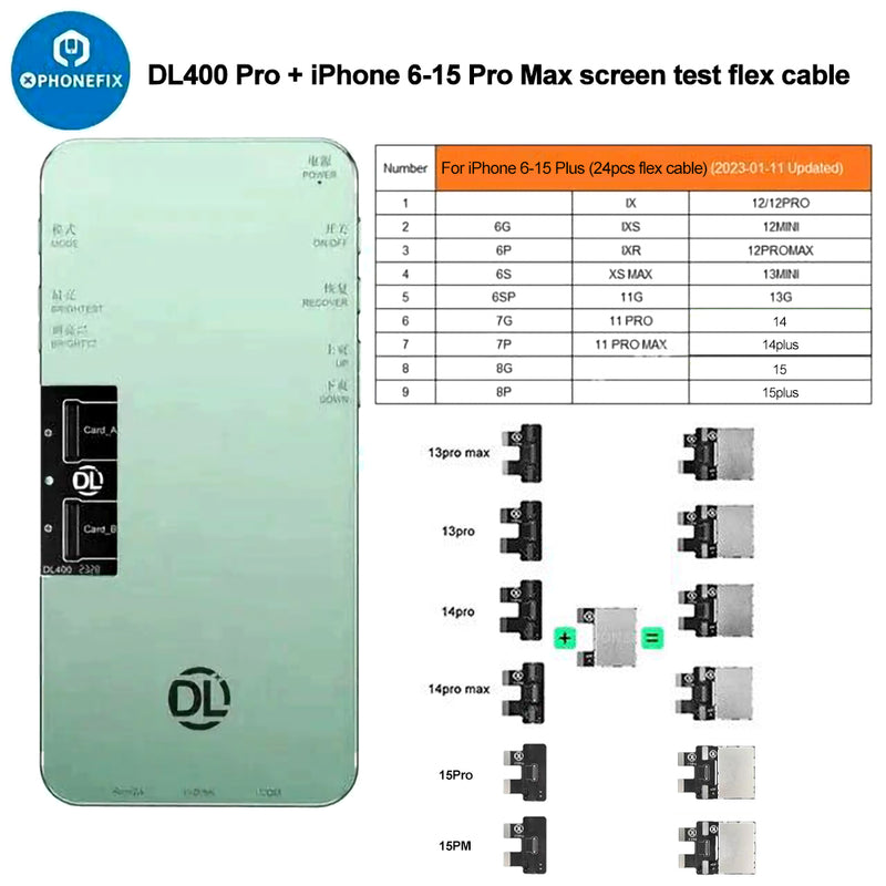 DL400 iTestBox True Tone repair Tester For iPhone 6-13 Pro Max