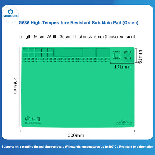 2 in 1 Multi-function Insulation Silicone Mat Soldeirng repair Pad