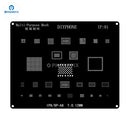 QianLi MEGA-IDEA Black BGA Reballing Stencil For iPhone 6-14 Pro Max