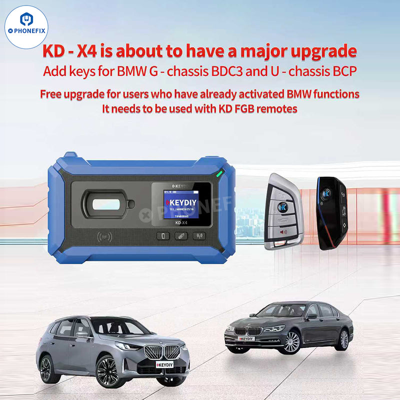 KEYDIY KD-X4 5-in-1 Car Key Programmer Remote Generator