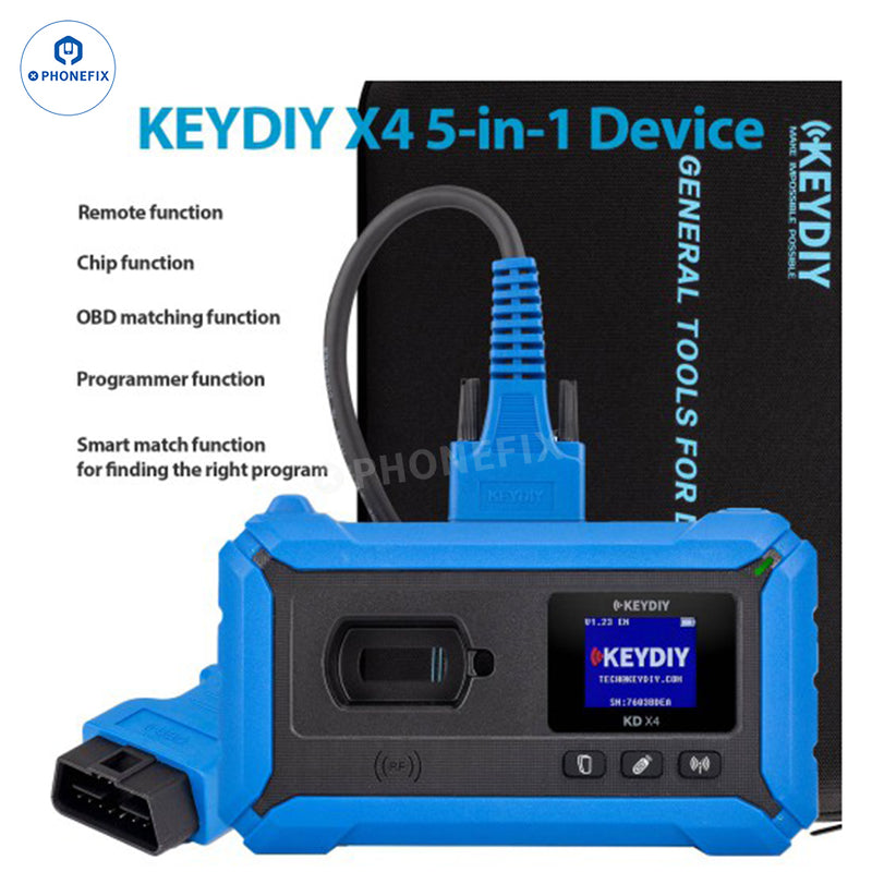 KEYDIY KD-X4 5-in-1 Car Key Programmer Remote Generator