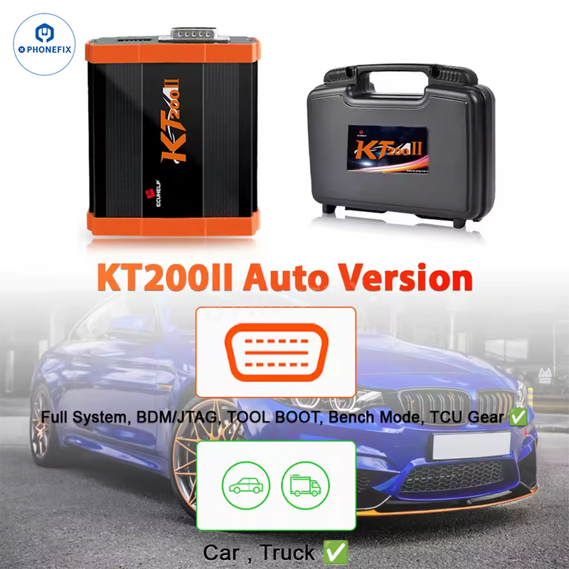 ECUHELP KT200II ECU TCU Programmer Full Version With Offline Workstation