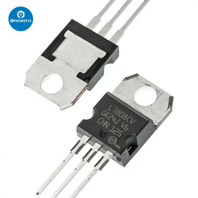 Kit Transistor Assortiti 40 Pezzi - 8 Tipi (7805, 7812, Etc.) Per