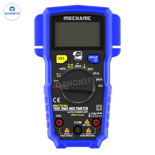 Mini True Rms Multimeter Mechanic Five Mini TD Mx True RMS Digital Multimeter