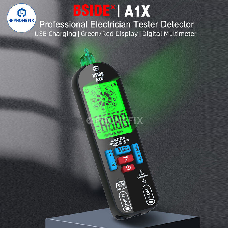 BSIDE A1X Smart Digital Multimeter Capacitance Voltage Tester