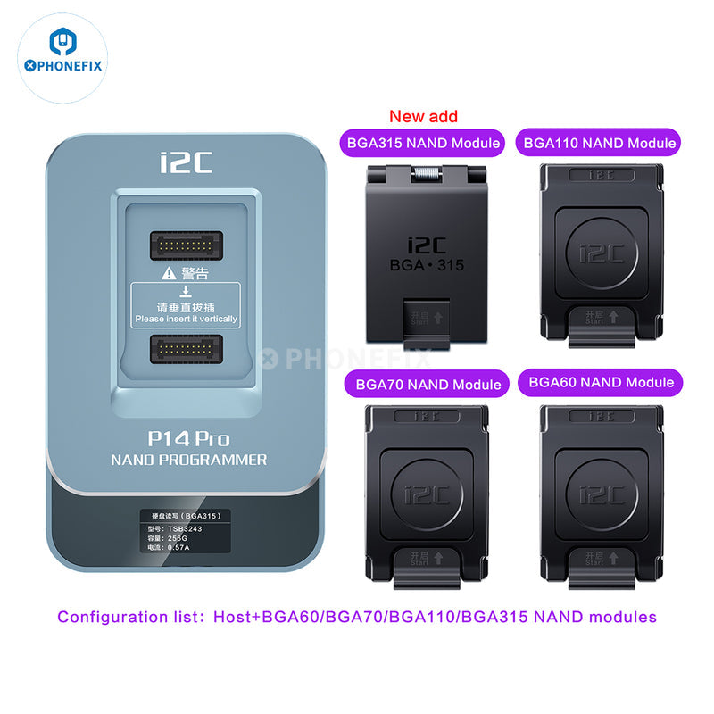 i2C P14 Pro NAND Flash Programmer For iPhone 6S-13Pro Max