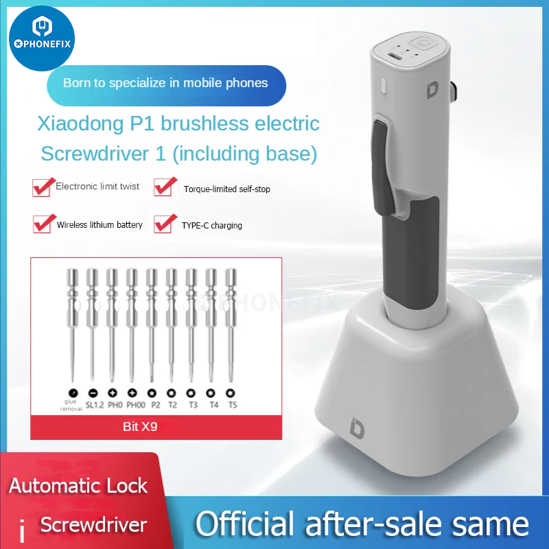 XIAODONG P1 P2 Electric Screwdriver Cell Phone iPad Repair Tool