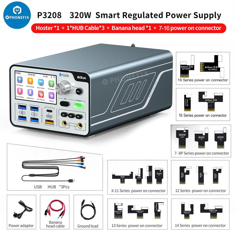 AiXun P3208 Intelligent Power Supply iPhone 14 Pro Max Test Repair Tool