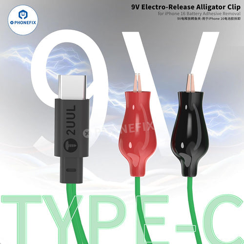 Alligator Clip Test Wire To USB Tester Power Detector