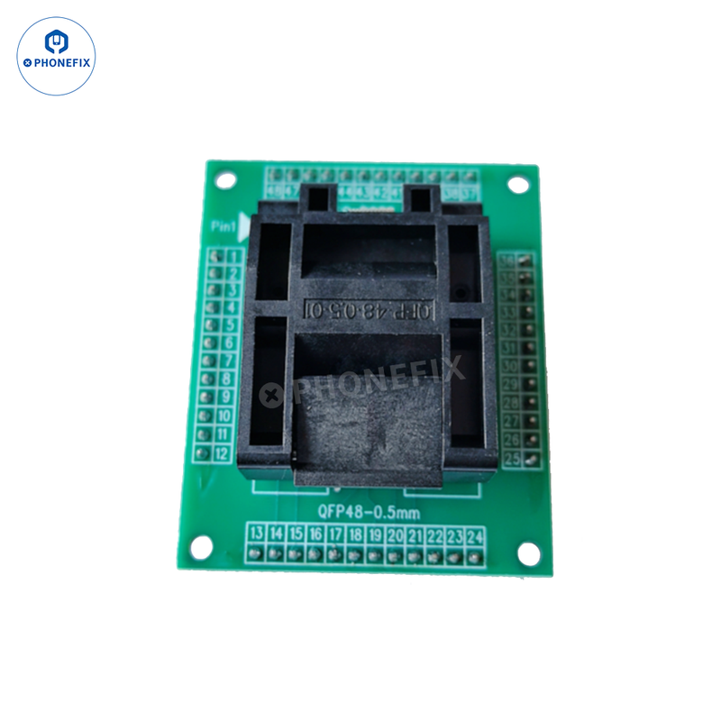 QFP48-0.5 Adapter Burner Socket IC Chip Test Seat