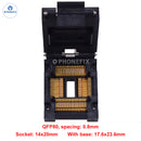 QFP80 PQFP80 QFP80 IC socket 0.8mm QFP80 programming adapter