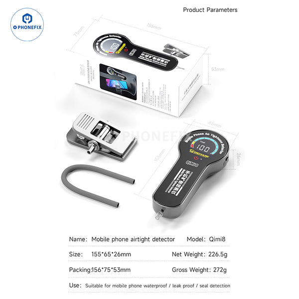 Mechanic Qimi8 Phone Tightness tester Waterproof Detector