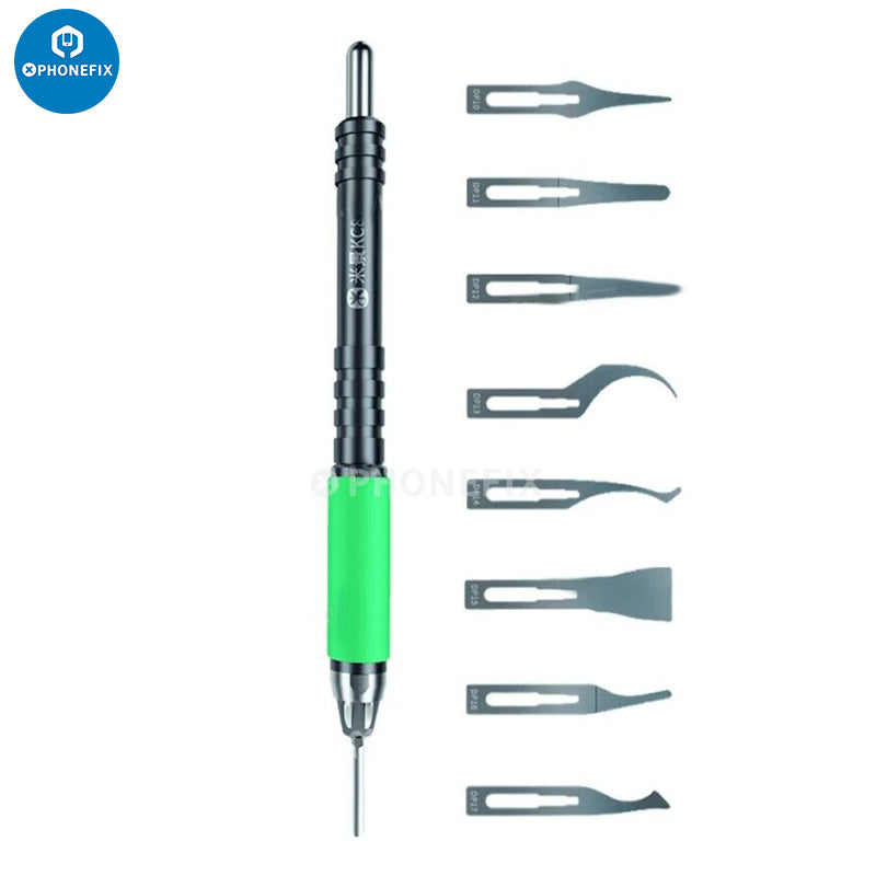 Manufacturing Rework Blade Mijing KC8 CPU IC Quicky Remove Glue Rework Blade Kit