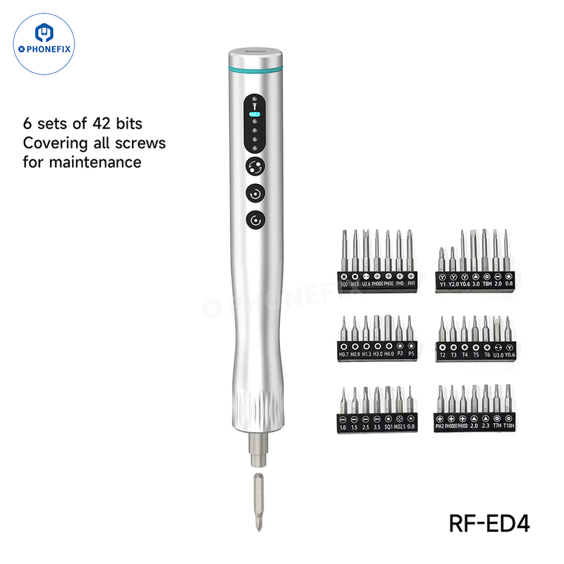 RF-ED4 RF-ED4S Electric Screwdriver Kit Phone iPad Tablet Car Repair
