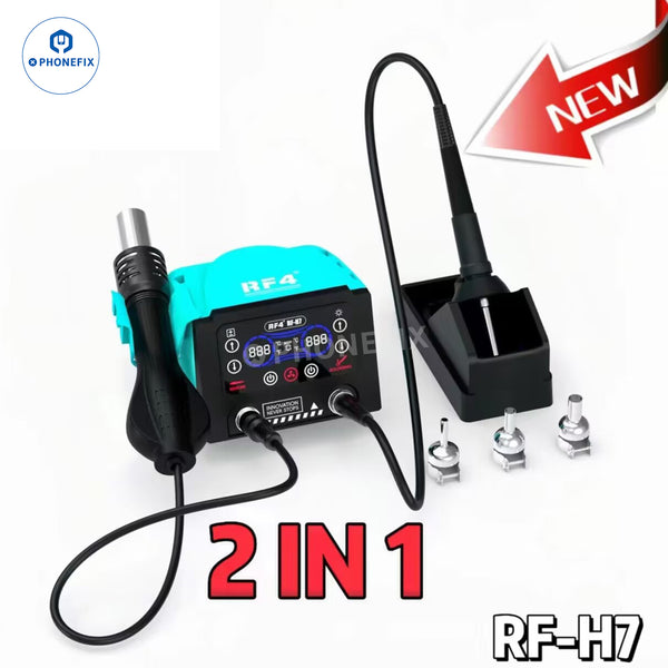 RF-H6 RF-H7 Digital Touch Display Hot Air Soldering Station