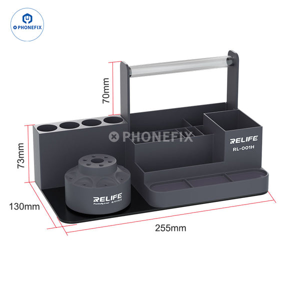 RL-001H Storage Box Phone Repair Tool Parts Rotatable Storage Holder