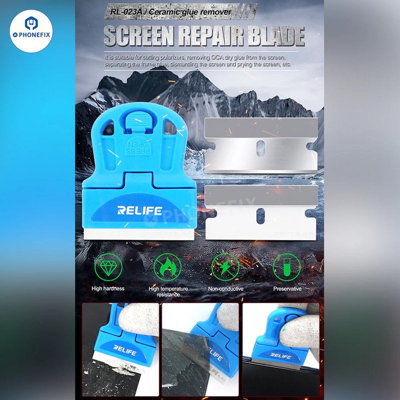 RL-023A RL-023B LCD Screen Frame Glue Removal Blade