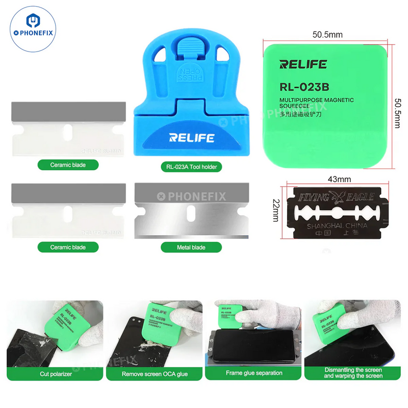 RL-023A RL-023B LCD Screen Frame Glue Removal Blade