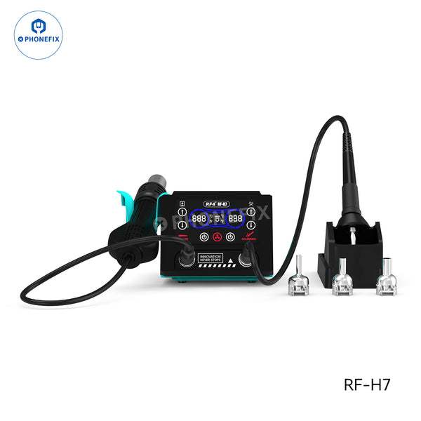 RF-H6 RF-H7 Digital Touch Display Hot Air Soldering Station