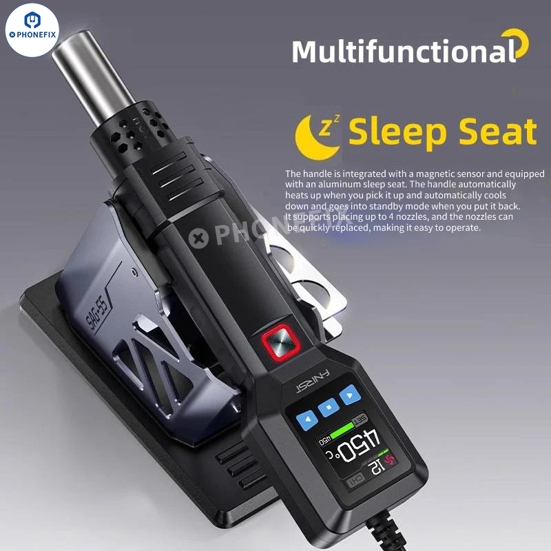 DES 560B handheld Digital Hot Air Gun Precision De-Soldering Station