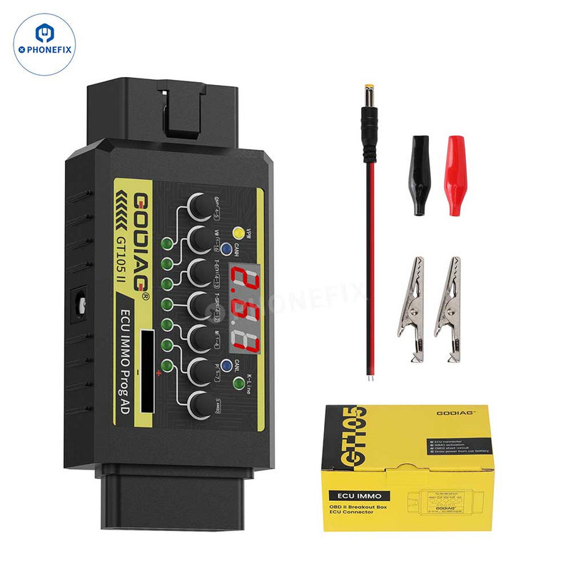 GODIAG GT105 II ECU IMMO Prog AD ECU Connector Break Out Box