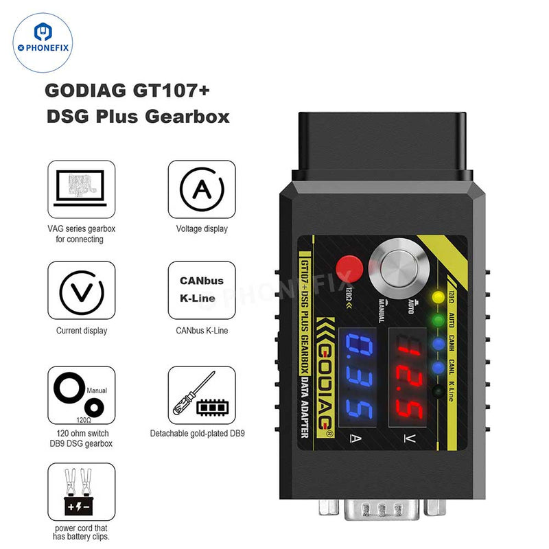 GODIAG GT107+ DSG Plus Gearbox Data Connection Adapter
