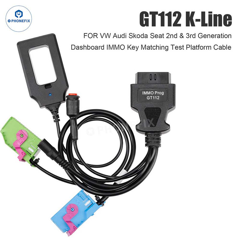 GODIAG GT112 Car Dashboard IMMO Key Matching Test Platform Cable
