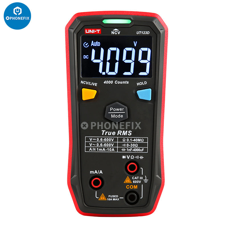 UNI-T UT123D Smart Digital True RMS Multimeter AC/DC Voltage Tester