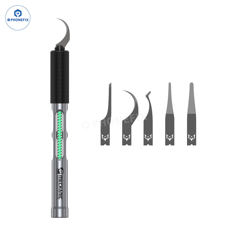 MECHANIC Degumming Rework Blade Set With LED Handle