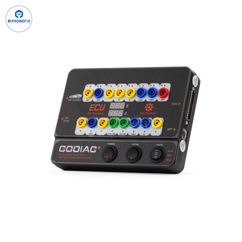GODIAG GT100 Pro Plus GPT OBD2 Break Out Box ECU Connector Signal Detector