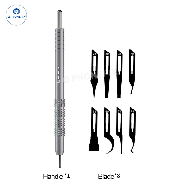 Blade For Rework Mijing KC8 CPU IC Quicky Remove Glue Rework Blade Kit