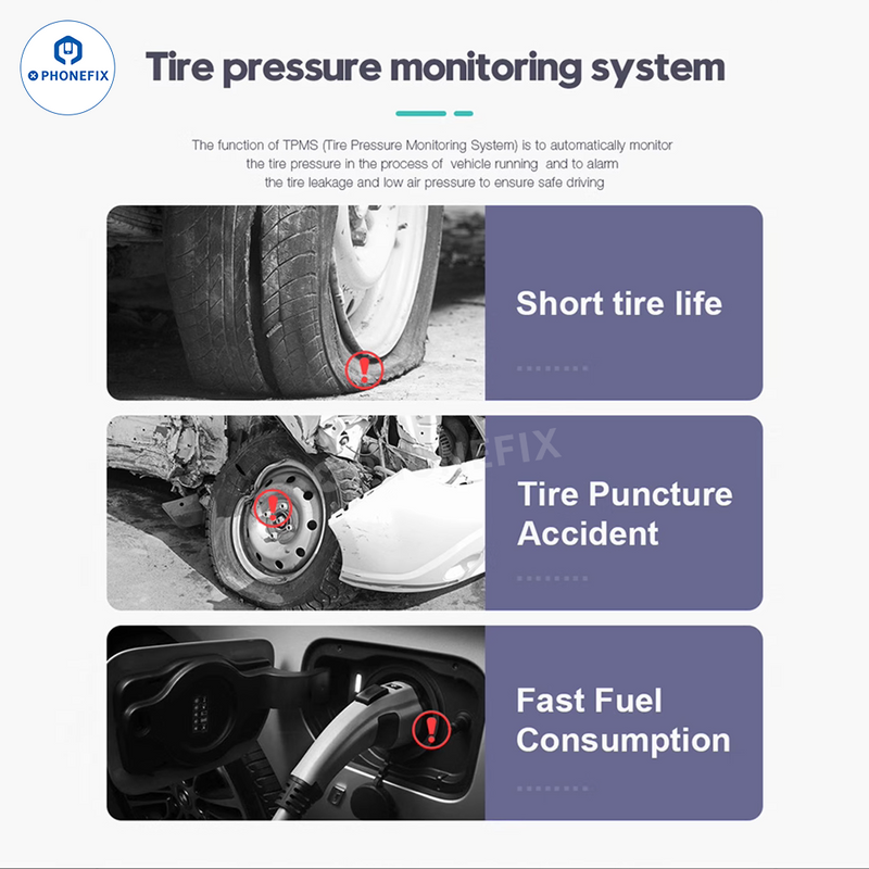 XTOOL TP150 TS100 Tire Pressure OBD2 TPMS Diagnostic Scanner