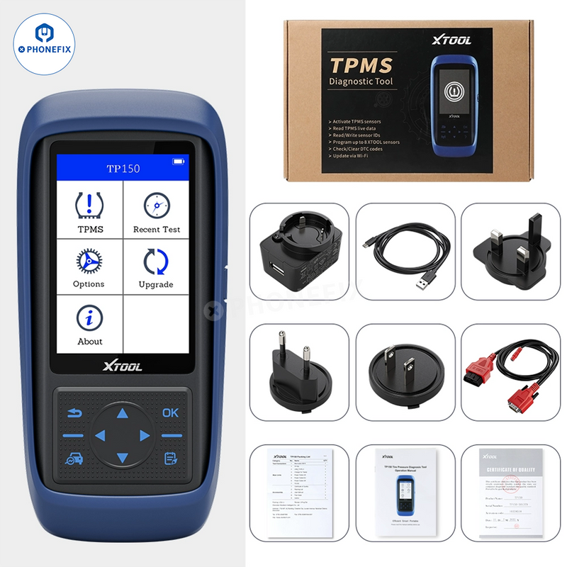XTOOL TP150 TS100 Tire Pressure OBD2 TPMS Diagnostic Scanner