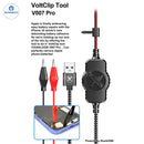 Alligator Clip Test Wire To USB Tester Power Detector
