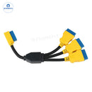 Excefore OBD2 Extension Cable Car OBD Diagnostic Connector Line