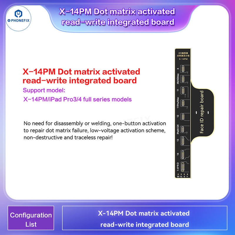 i2C A8S Programmer Original Screen True Tone repair For iPhone 6-16 Pro Max