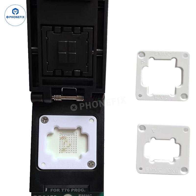 EMMC BGA153 BGA169 IC Socket Adapter For T76 Programmer