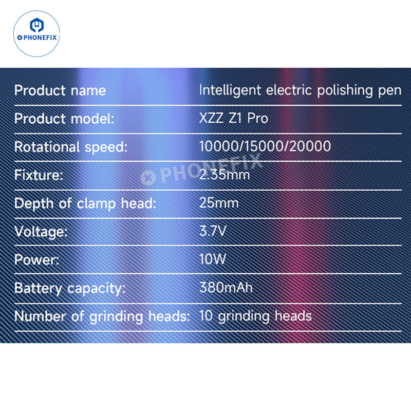 XZZ Z1 Pro Electric Smart Polishing Grinding Pen IC Remover Cutter