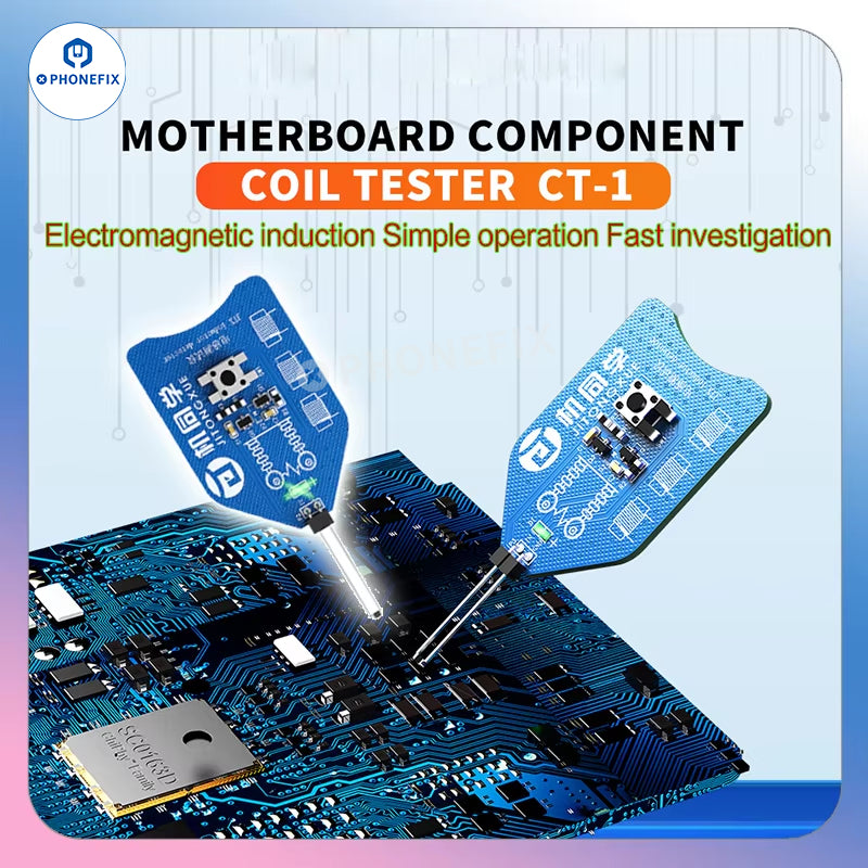 JTX CT-1 inductor Coil Tester Phone PCB Fault Quickly Detector