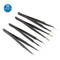 10pcs anti-magnetic ESD Tweezers Set Phone Repair Tools Canvas Bag