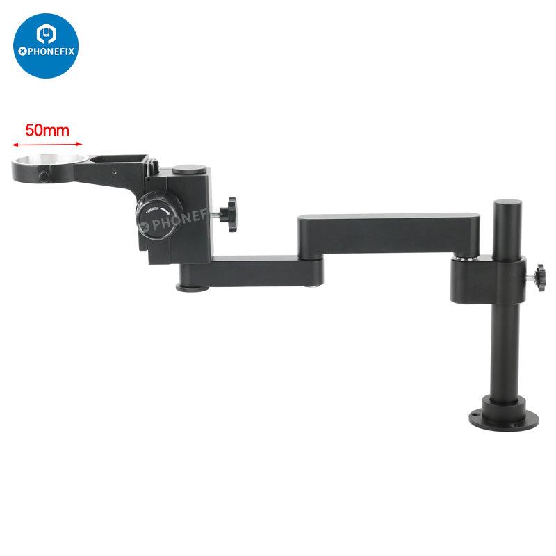 Articulating Arm Clamp Microscope Bracket 50/76mm Focusing Holder