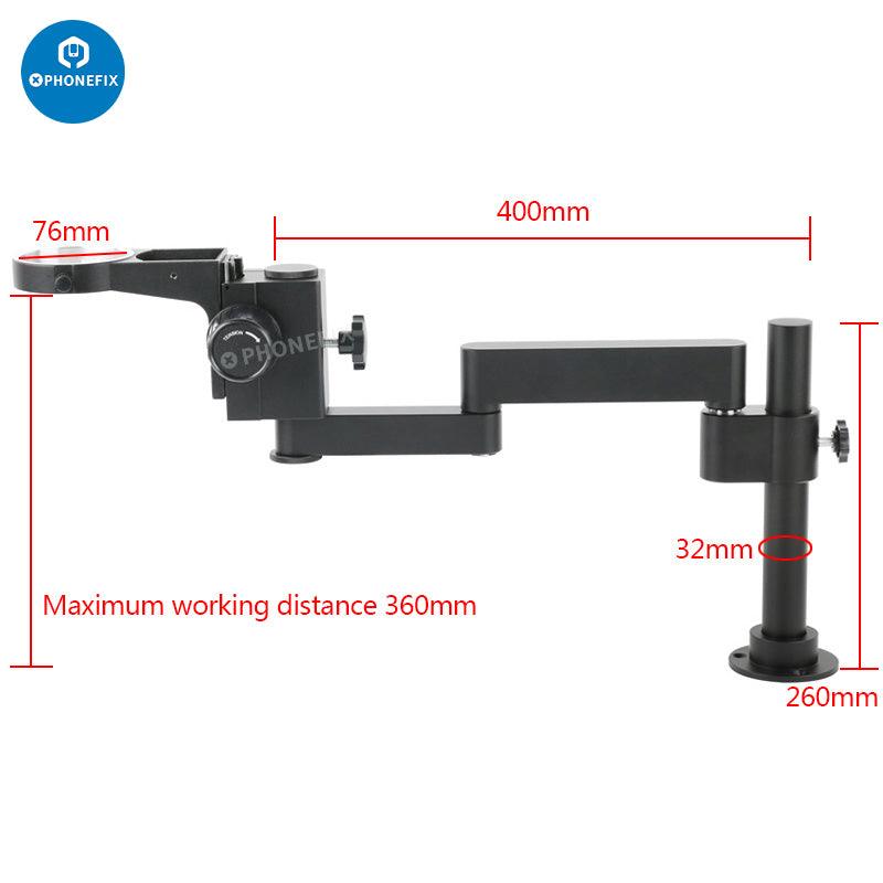 Adjustable Articulating Arm Clamp Microscope Bracket Holder Stand