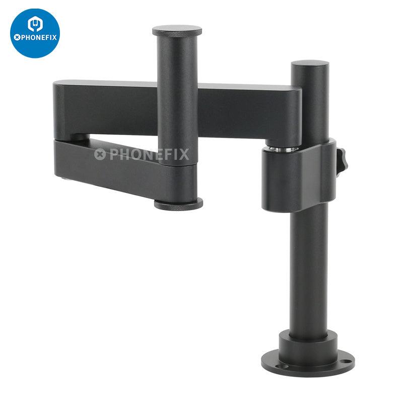 Articulating Arm Clamp Microscope Bracket 50/76mm Focusing Holder