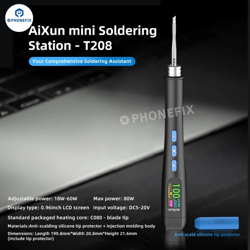 AiXun T208 Portable Electric Wireless Soldering Iron