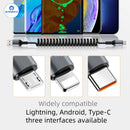 Car Charging Cable CarPlay Retractable Lightning Data Cord